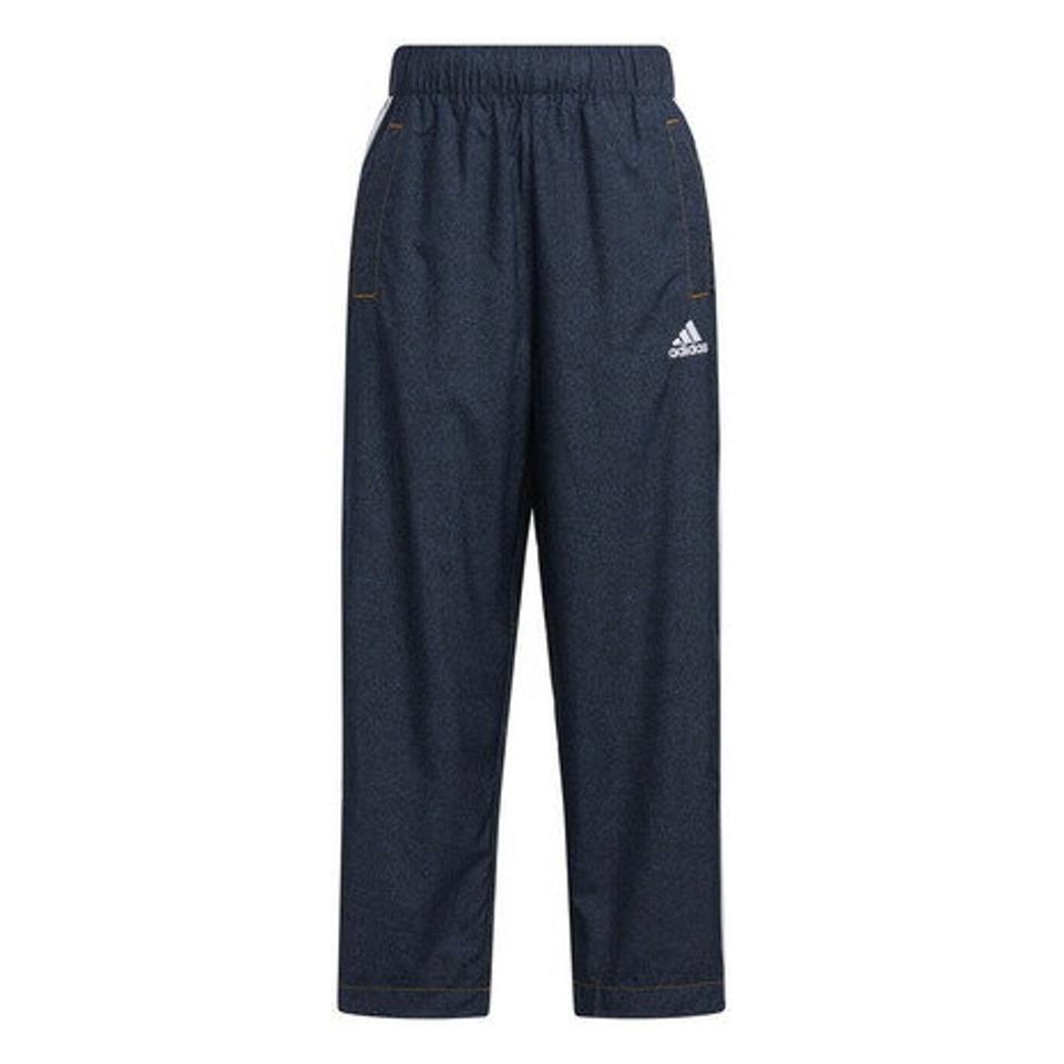【10%OFFクーポン対象!7/5まで】アディダス(adidas)(キッズ)キッズ デニム 総柄プリント ルーズフィット ウーブントラックパンツ BUK57-IB0255