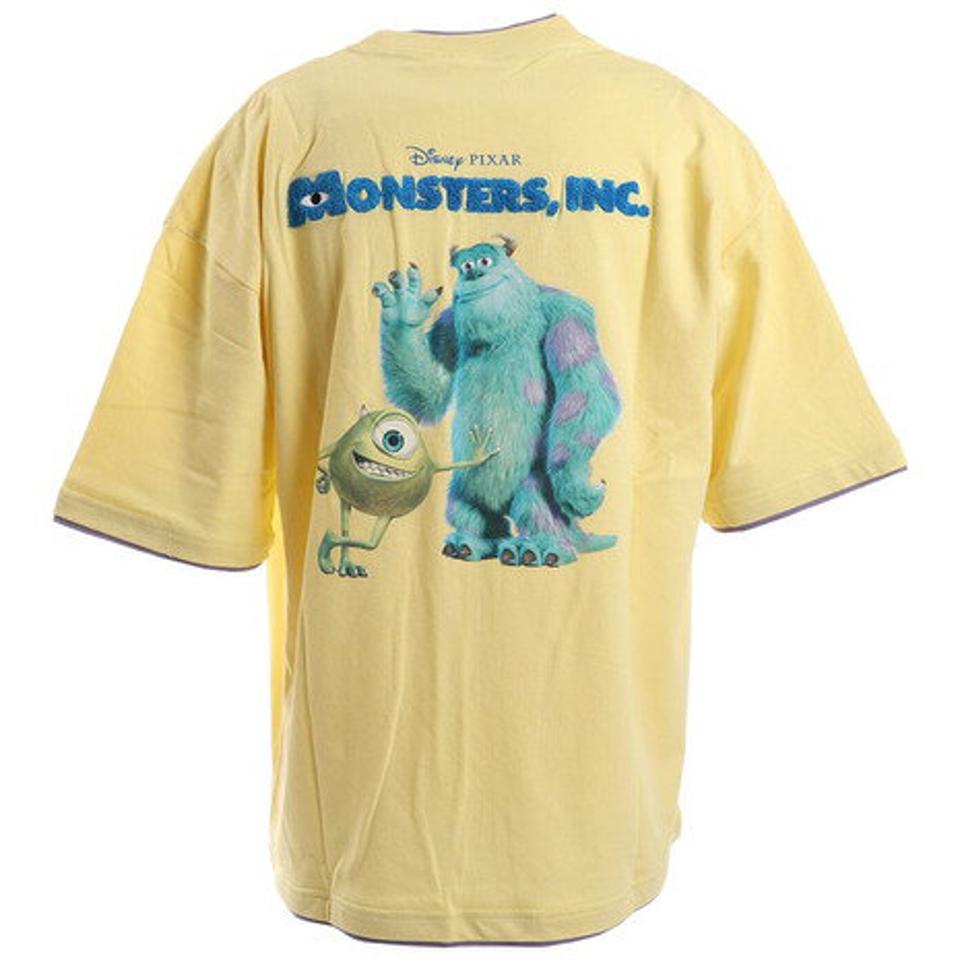 モリリン（moririn）（メンズ）Tシャツ メンズ 半袖 モンスターズインク フェイクレイヤードTシャツ 1515042-44 LYE