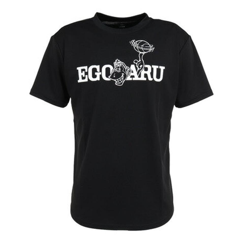 エゴザル（EGOZARU）（メンズ）バスケットボールウェア スピニングボールTシャツ EZST-S2305