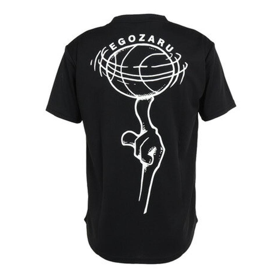 エゴザル（EGOZARU）（メンズ）バスケットボールウェア スピニングボールTシャツ EZST-S2305