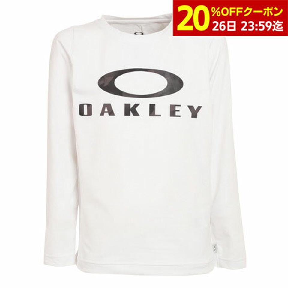 【2/25〜2/26 48h限定 エントリー＆対象4店舗買い回りで最大P10倍！】オークリー（OAKLEY）（キッズ）Enhance Qd Ls Graph Tシャツ FOA404095-100 吸汗