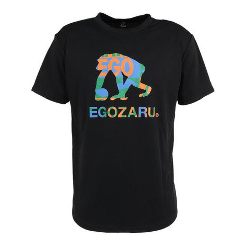 エゴザル（EGOZARU）（メンズ）バスケットボールウェア ウォールロゴTシャツ EZST-S2301