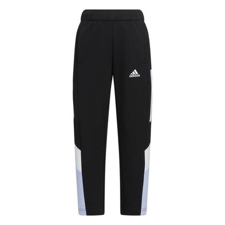 アディダス(adidas)(キッズ)ジュニア カラーブロック ダブルニット レギュラーフィット ウォームアップパンツ BUK50-IB0267