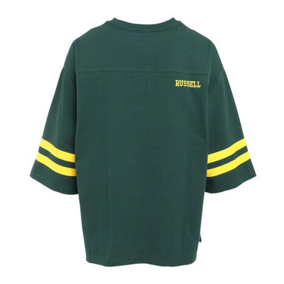 ラッセル（RUSSELL）（メンズ）Tシャツ メンズ 16/-OE フットボール RBM23S0004 GRN