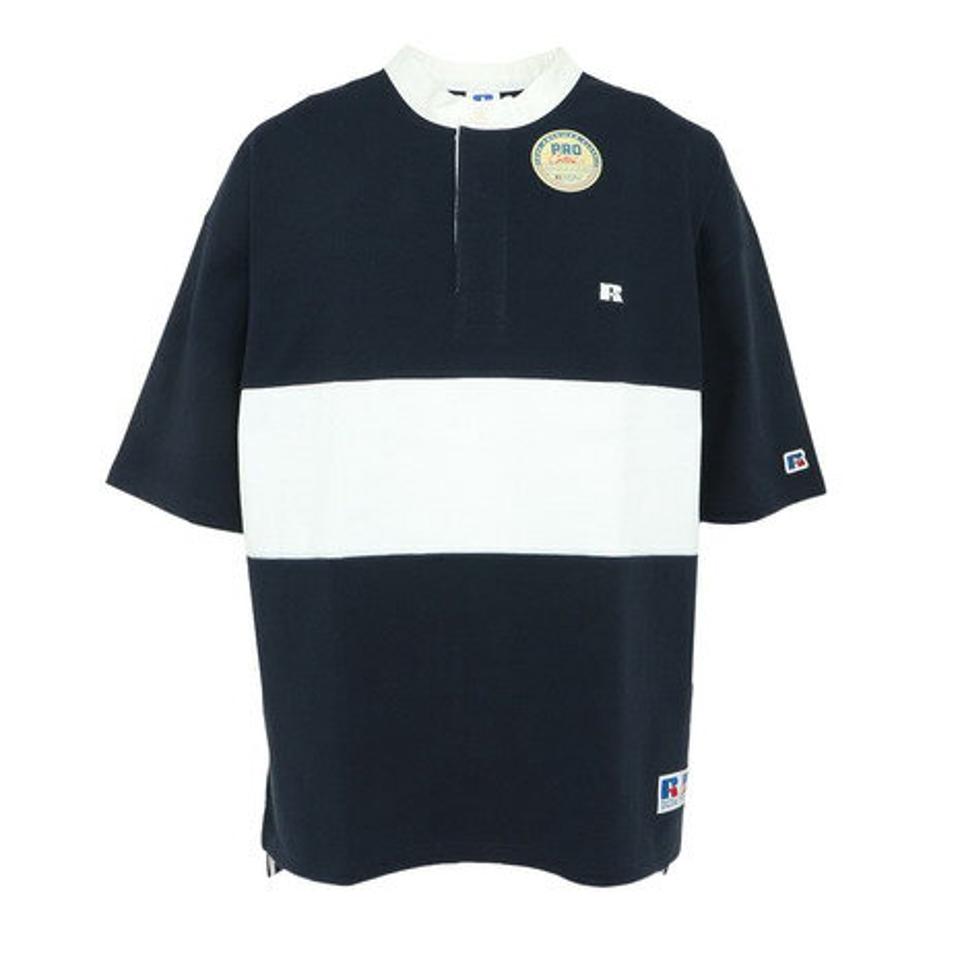 【3点10%OFFクーポン対象！10/12まで】ラッセル（RUSSELL）（メンズ）シャツ メンズ ヘビーウエイト BCラガーシャツ RBM23S0003 NVY