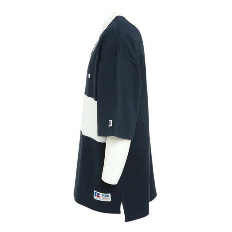 【3点10%OFFクーポン対象！10/12まで】ラッセル（RUSSELL）（メンズ）シャツ メンズ ヘビーウエイト BCラガーシャツ RBM23S0003 NVY