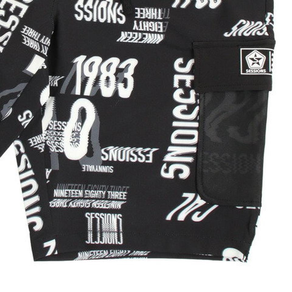 セッションズ（SESSIONS）（メンズ）MID90 ショーツ 217166 BLK/WHT