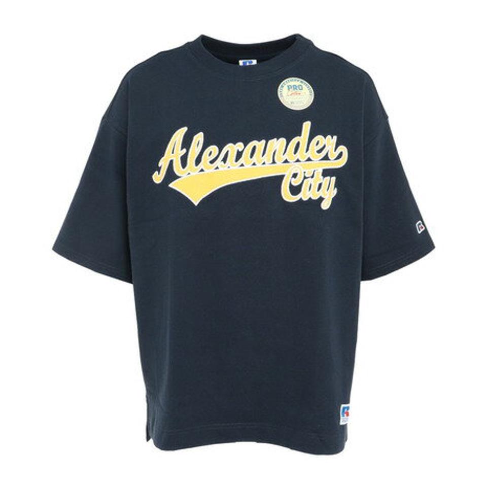 【20%OFFクーポン対象！10/12まで】ラッセル（RUSSELL）（メンズ）Tシャツ メンズ ヘビーウエイト レタード RBM23S0001 NVY