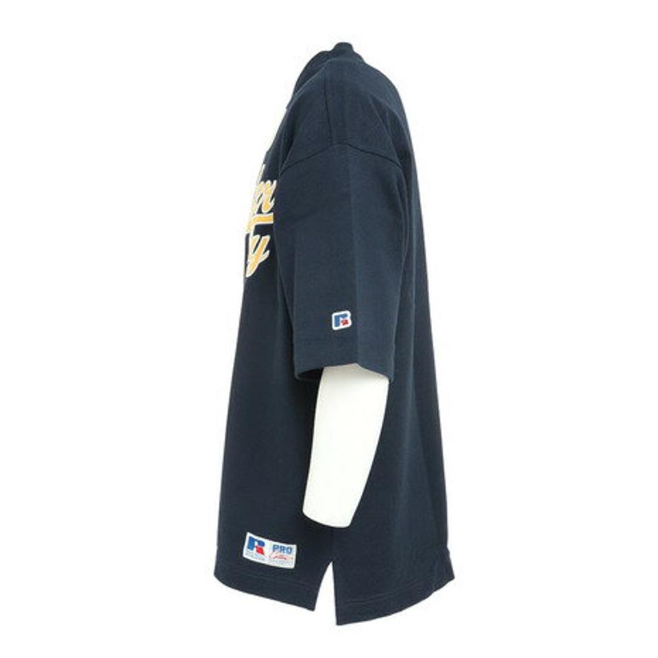 【20%OFFクーポン対象！10/12まで】ラッセル（RUSSELL）（メンズ）Tシャツ メンズ ヘビーウエイト レタード RBM23S0001 NVY