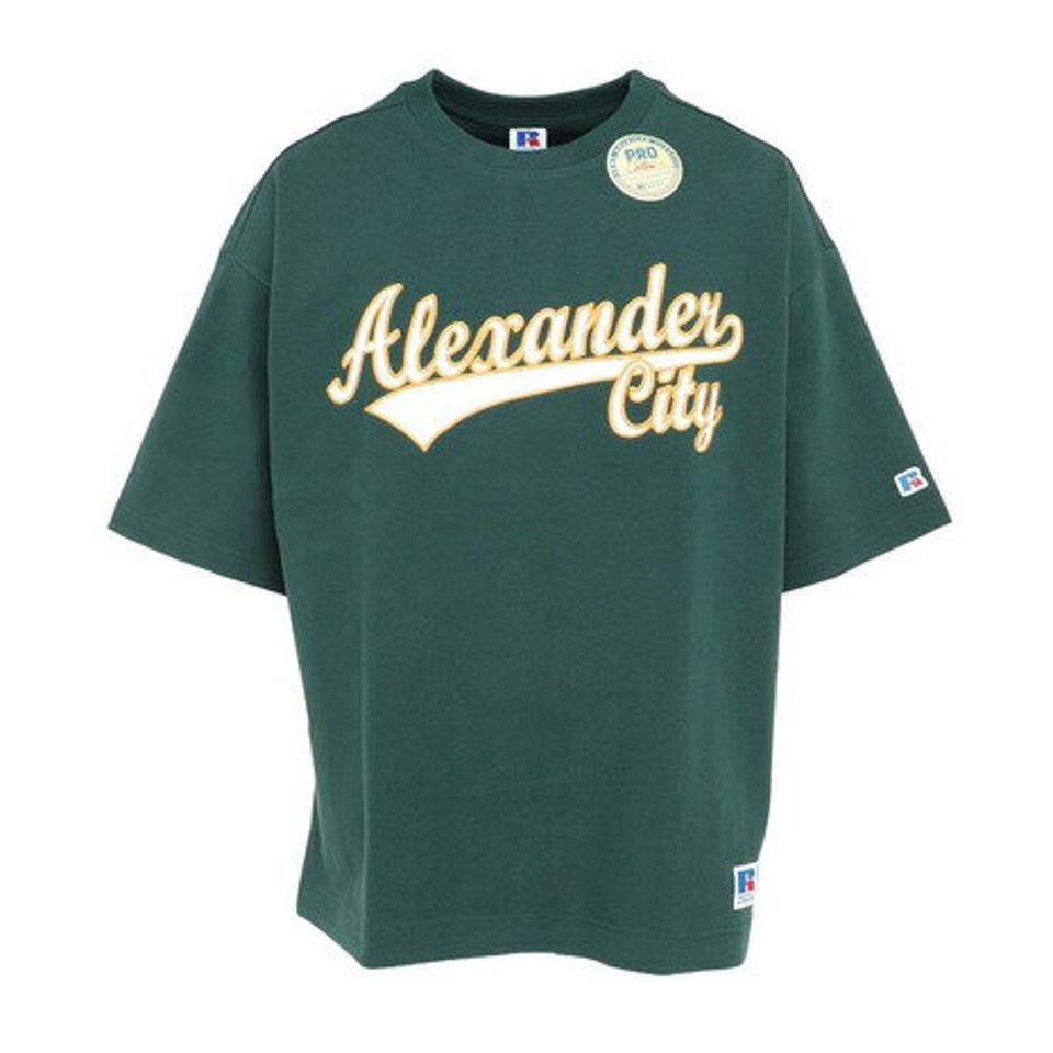 【10%OFFクーポン対象！8/10まで】ラッセル（RUSSELL）（メンズ）Tシャツ メンズ ヘビーウエイト レタード RBM23S0001 GRN