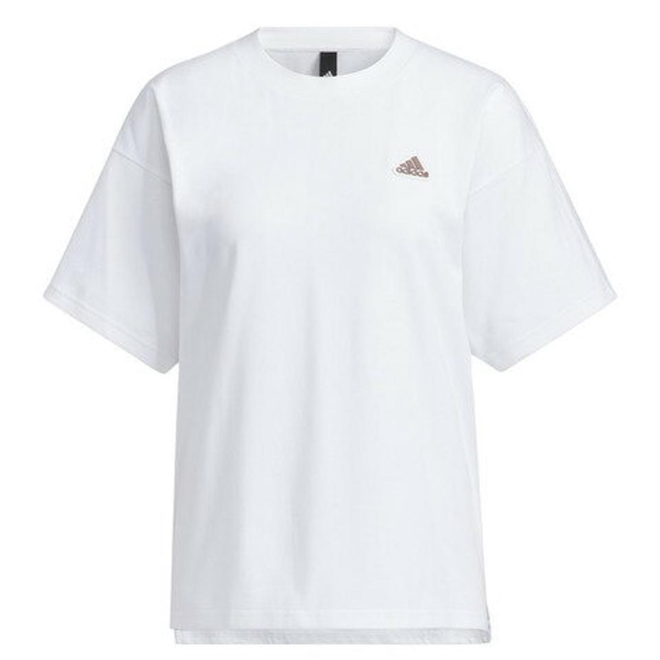 アディダス（adidas）（レディース）半袖Tシャツ レディース ルーズフィット BWE93-IA5249 IA5250