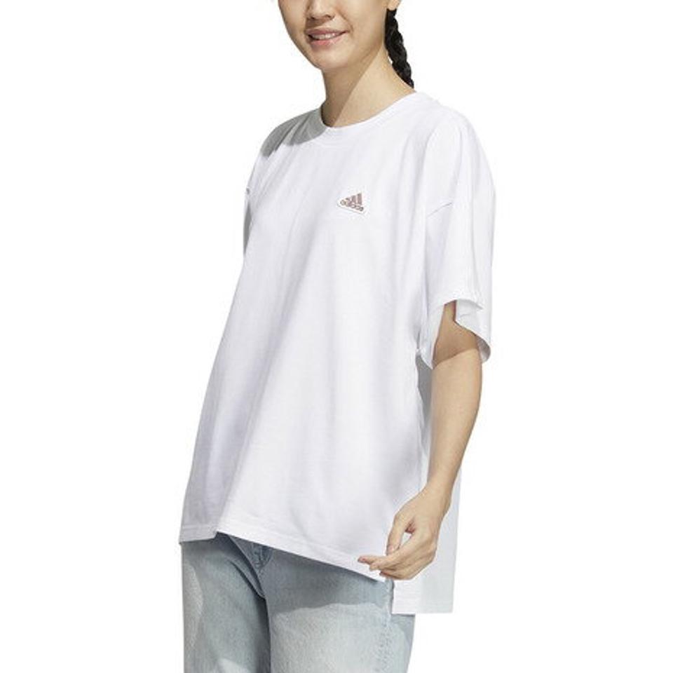 アディダス（adidas）（レディース）半袖Tシャツ レディース ルーズフィット BWE93-IA5249 IA5250
