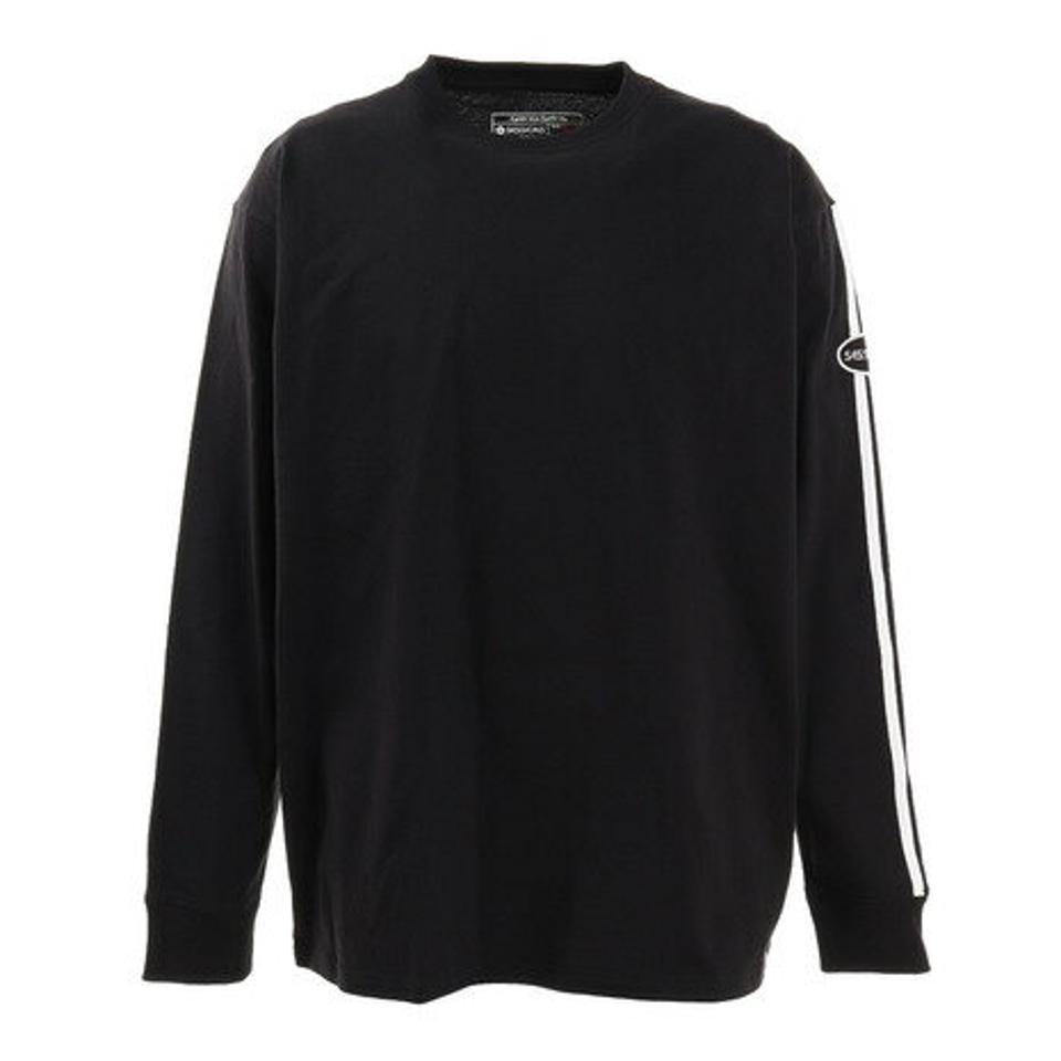 セッションズ（SESSIONS）（メンズ）Tシャツ メンズ 長袖 スリーブライン 217162 BLK