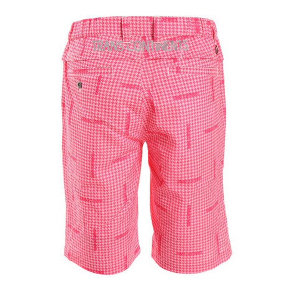 トランスコンチネンツ(TRANS CONTINENTS)(メンズ)ゴルフウェア ウラテンセッショクショートパンツ 20STRZ04-RD