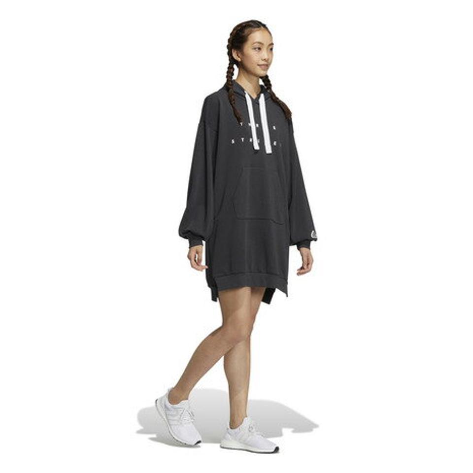 アディダス（adidas）（レディース）ワーディング スウェットシャツ フーデッドチュニック BWE95-IA5229