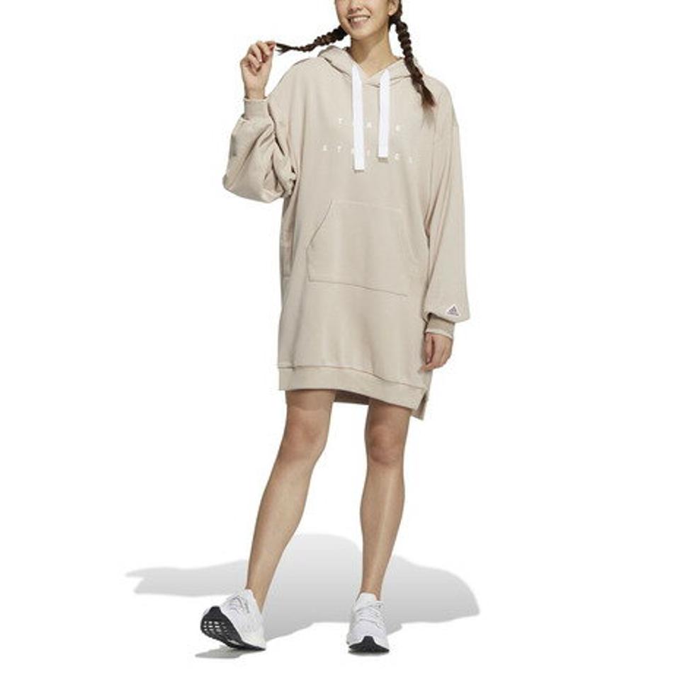アディダス（adidas）（レディース）ワーディング スウェットシャツ フーデッドチュニック BWE95-IA5227 IA5229