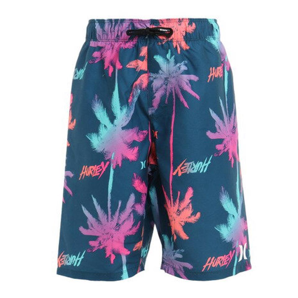 ハーレー(HURLEY)(キッズ)ボーイズ PALMS PRINT PULL ON SWIM ハーフパンツ 985857-U48