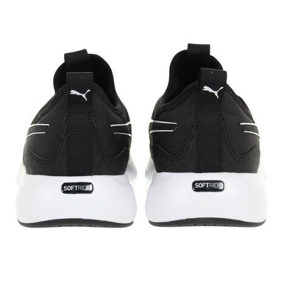 プーマ（PUMA）（メンズ）スニーカー ソフトライド フィール スリッポン ワイド ブラック 37801901 スポーツ シューズ タウン 普段履き