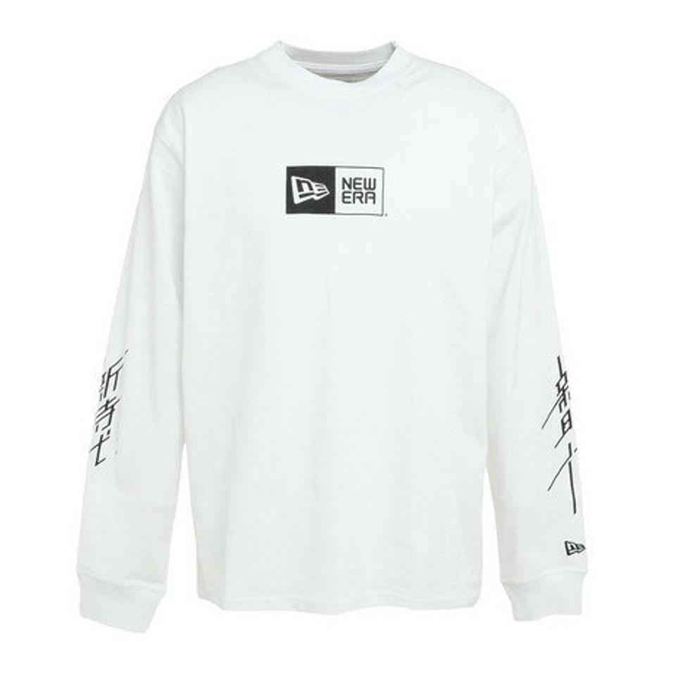 ニューエラ（NEW ERA）（メンズ、レディース）長袖 コットン Tシャツ 新時代 ボックスロゴ 13330939