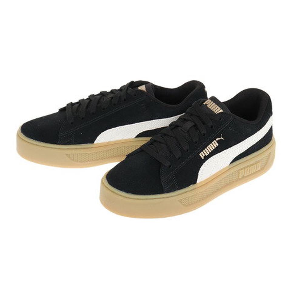 プーマ（PUMA）（レディース）スニーカー スマッシュプラットフォーム V3 SD 39194202 39194201 スポーツ トレーニング シューズ タウン 厚底 日常履き