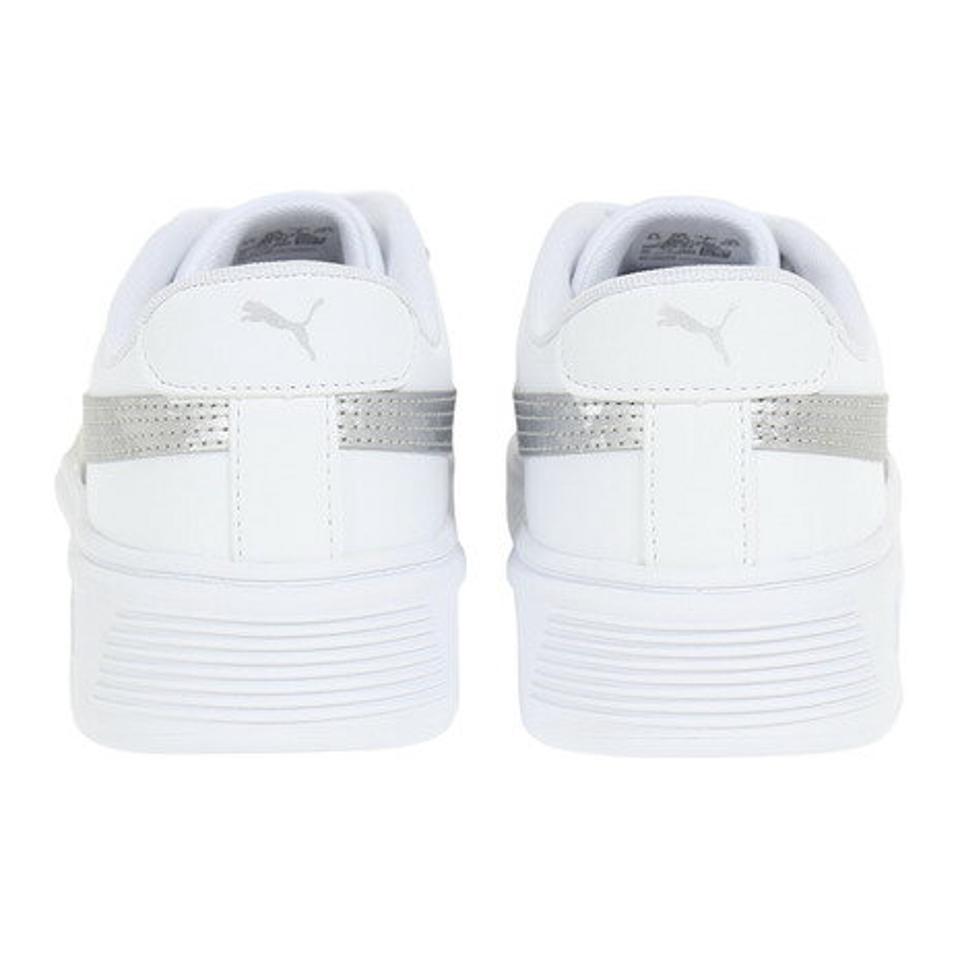 【SOY受賞記念1/30 9:59までエントリーでP4倍】プーマ（PUMA）（レディース）スニーカー スマッシュプラットフォームV3 SM ホワイト 38940202 スポーツ トレーニング シューズ タウン 厚底 日常履き