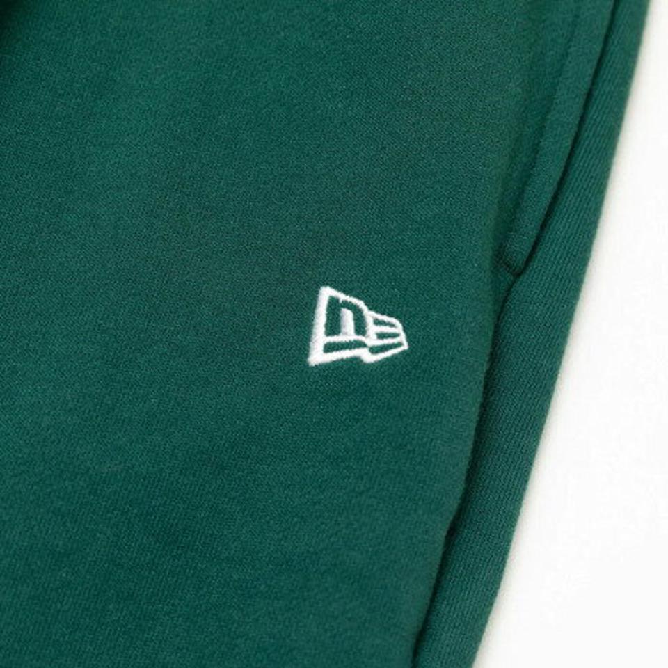 ニューエラ(NEW ERA)(メンズ)裏毛 オーバーサイズド スウェットパンツ Classic College カレッジロゴ ダークグリーン 13330901