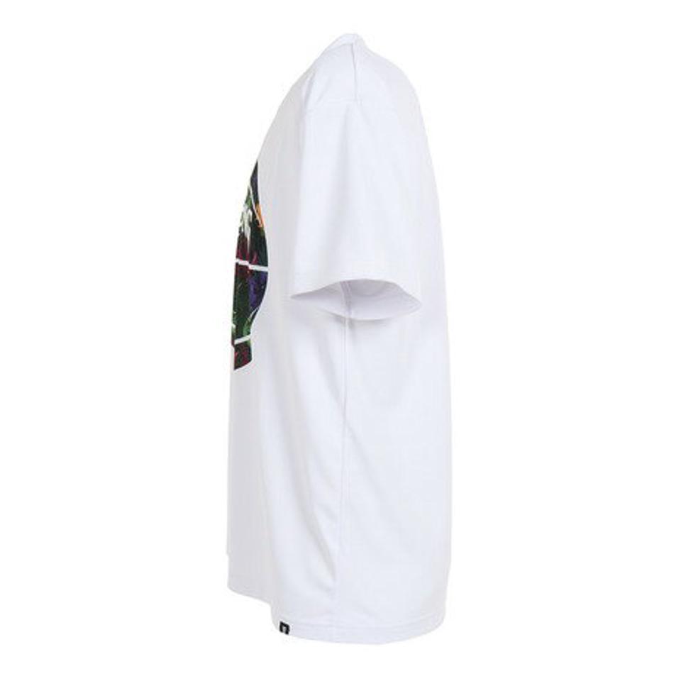 スポルディング(SPALDING)(メンズ)バスケットボールウェア Tシャツ トロピクスボールプリント SMT23004WB