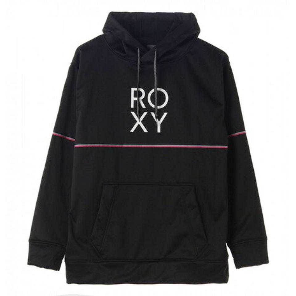 ロキシー（ROXY）（レディース）プルオーバー パーカー LIFE TECH フーディー RPO213001TBLK ブラック はっ水 インナーパーカー