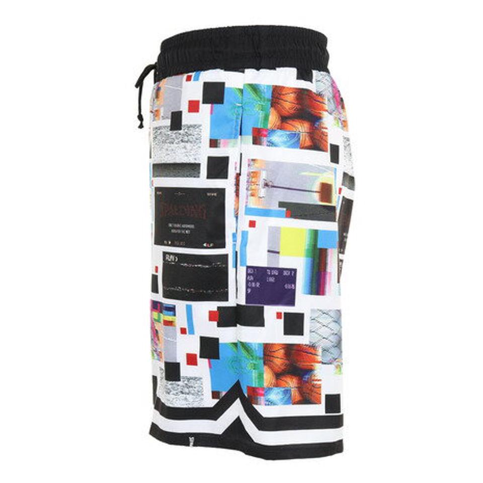 スポルディング(SPALDING)(メンズ)バスケットボールウェア 布帛パンツ デジタルコラージュ SMP23013WH