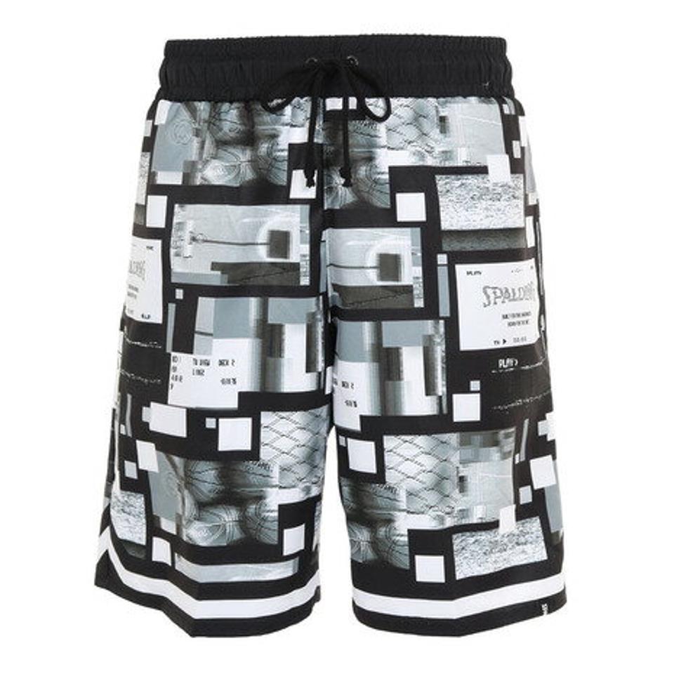 【1/25 24h限定 エントリー&対象3店舗買い回りで最大P10倍!】スポルディング(SPALDING)(メンズ)バスケットボールウェア 布帛パンツ デジタルコラージュ SMP23013