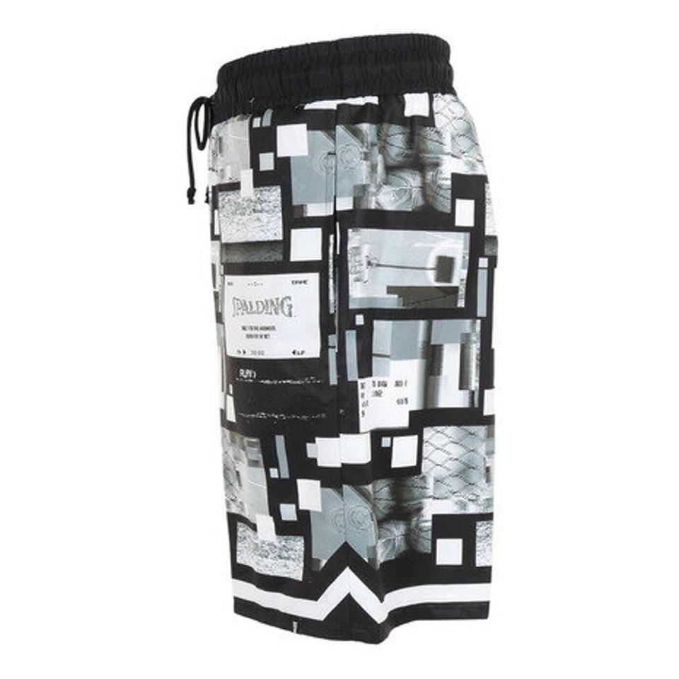 【1/25 24h限定 エントリー&対象3店舗買い回りで最大P10倍!】スポルディング(SPALDING)(メンズ)バスケットボールウェア 布帛パンツ デジタルコラージュ SMP23013