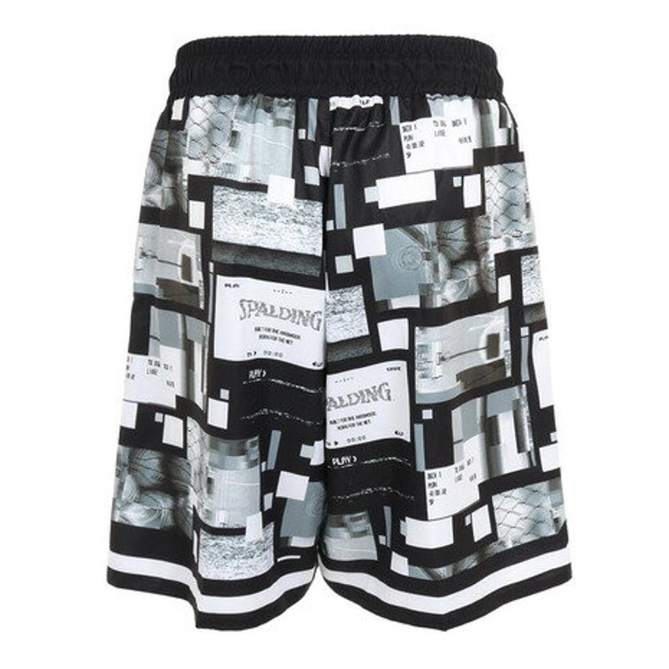 【1/25 24h限定 エントリー&対象3店舗買い回りで最大P10倍!】スポルディング(SPALDING)(メンズ)バスケットボールウェア 布帛パンツ デジタルコラージュ SMP23013