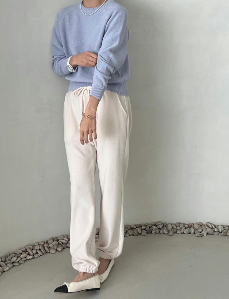 ソフトドロストジョガーパンツ・p002646 レディース 【pt】パンツ ロング丈 単色 無地 シンプル ベーシック パステル ドロスト ウエストゴム 楽ちん ジョガーパンツ 春 夏 秋 冬 カジュアル ラフ 韓国ファッション MKT