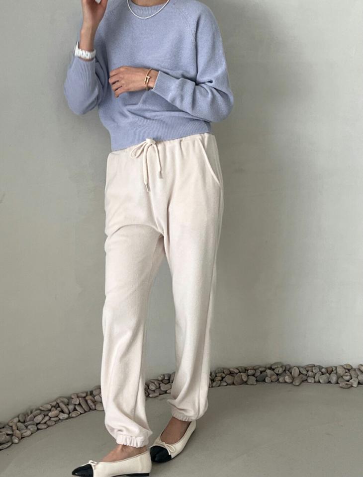 ソフトドロストジョガーパンツ・p002646 レディース 【pt】パンツ ロング丈 単色 無地 シンプル ベーシック パステル ドロスト ウエストゴム 楽ちん ジョガーパンツ 春 夏 秋 冬 カジュアル ラフ 韓国ファッション MKT