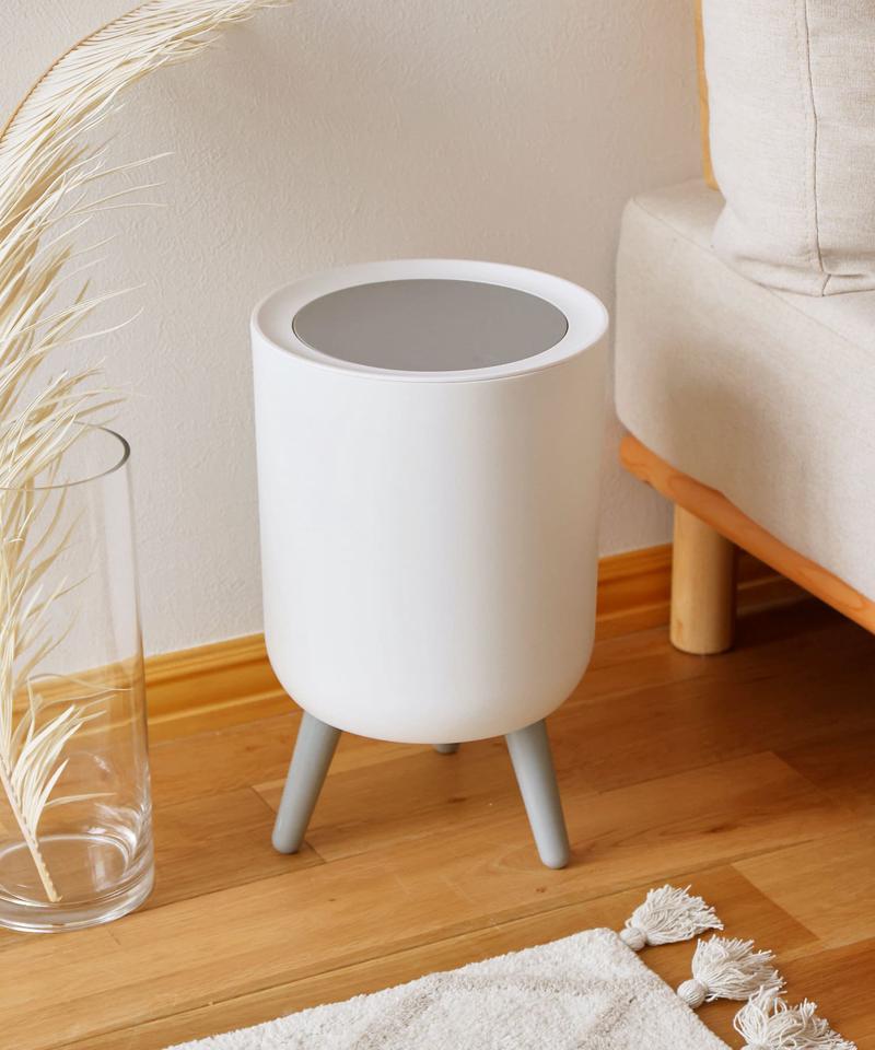 《ごみ袋が見えない》脚付きダストボックス