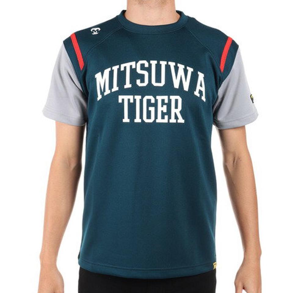 美津和タイガー（mitsuwa-tiger）（メンズ）野球ウェア ロゴ半袖Tシャツ MT7KSA39-228
