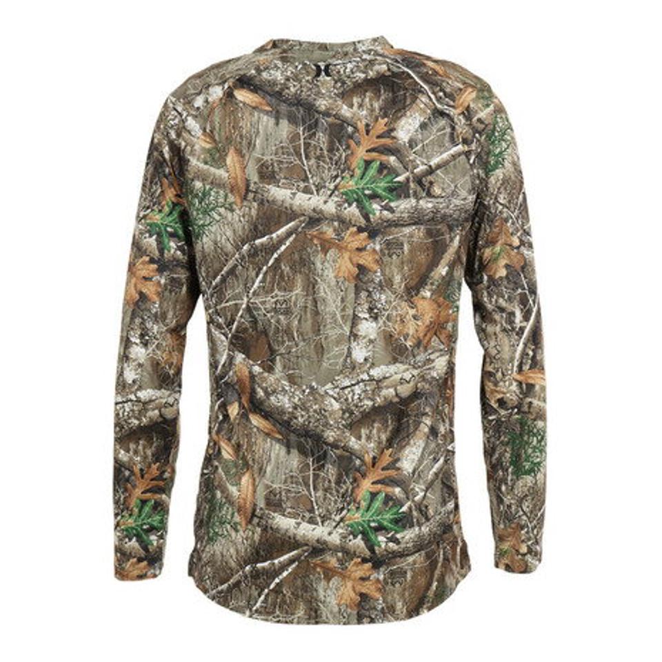 ハーレー(HURLEY)(メンズ)ラッシュガード 長袖 ロンT メンズ QD REALTREE 22 CU3954-256 UVカット 紫外線対策 UPF50+