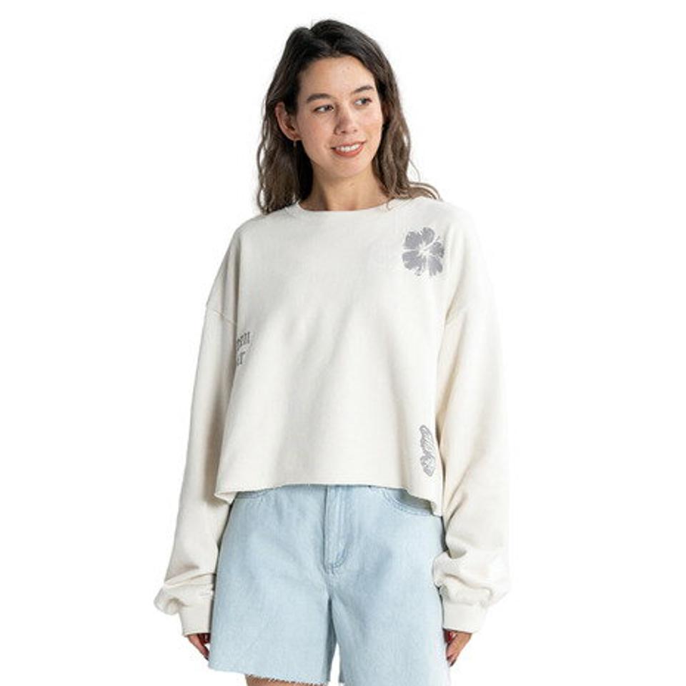 【20％OFFクーポン対象！6/11まで】ロキシー（ROXY）（レディース）OCEAN AMOUR クロップドトップス 23SPRPO231085IVO