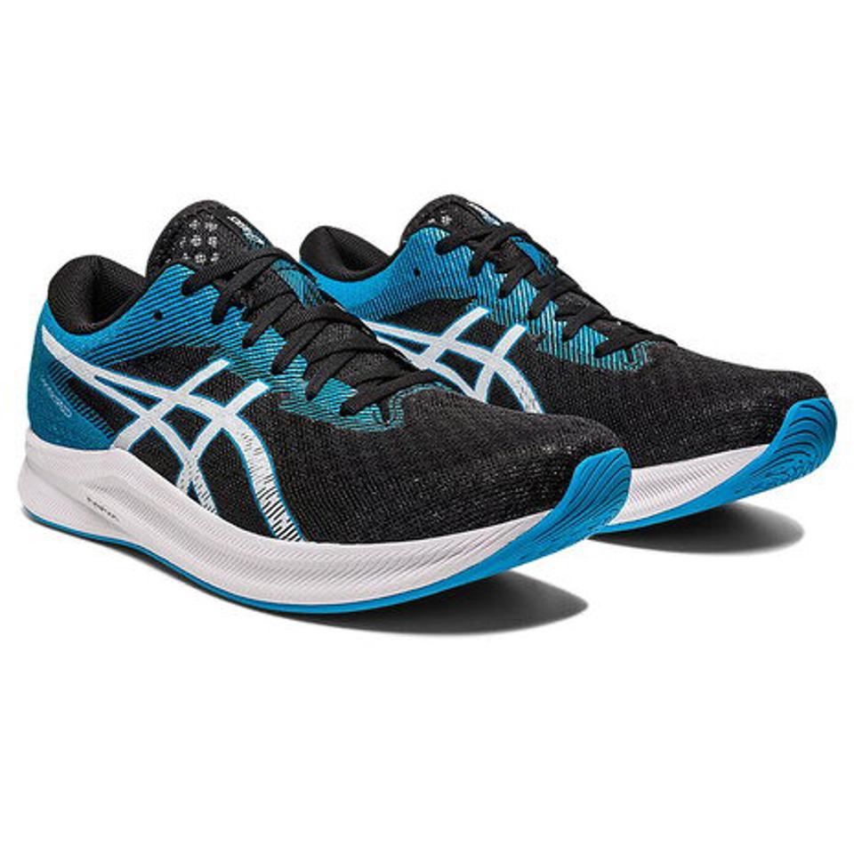 【6/5 24h限定 エントリー＆対象4店舗買い回りで最大P10倍！】アシックス（ASICS）（メンズ）ランニングシューズ ハイパー スピード 2 HYPER SPEED 2 黒 青 1011B495.002 スニーカー 厚底 プレートトレーニング 軽量