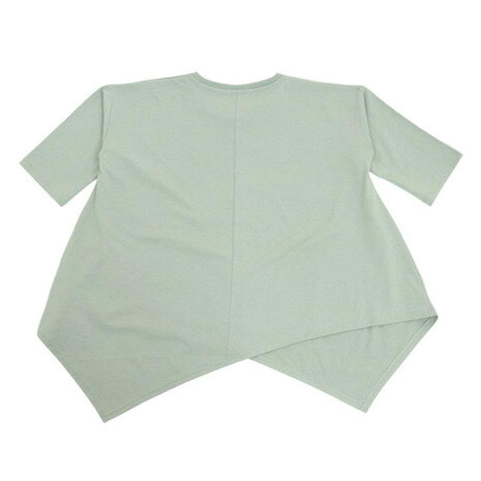 【10/25 24h限定 エントリー＆対象3店舗買い回りで最大P10倍！】ダンスキン（DANSKIN）（レディース）アシンメトリー3/4 Tシャツ DC723109 GF