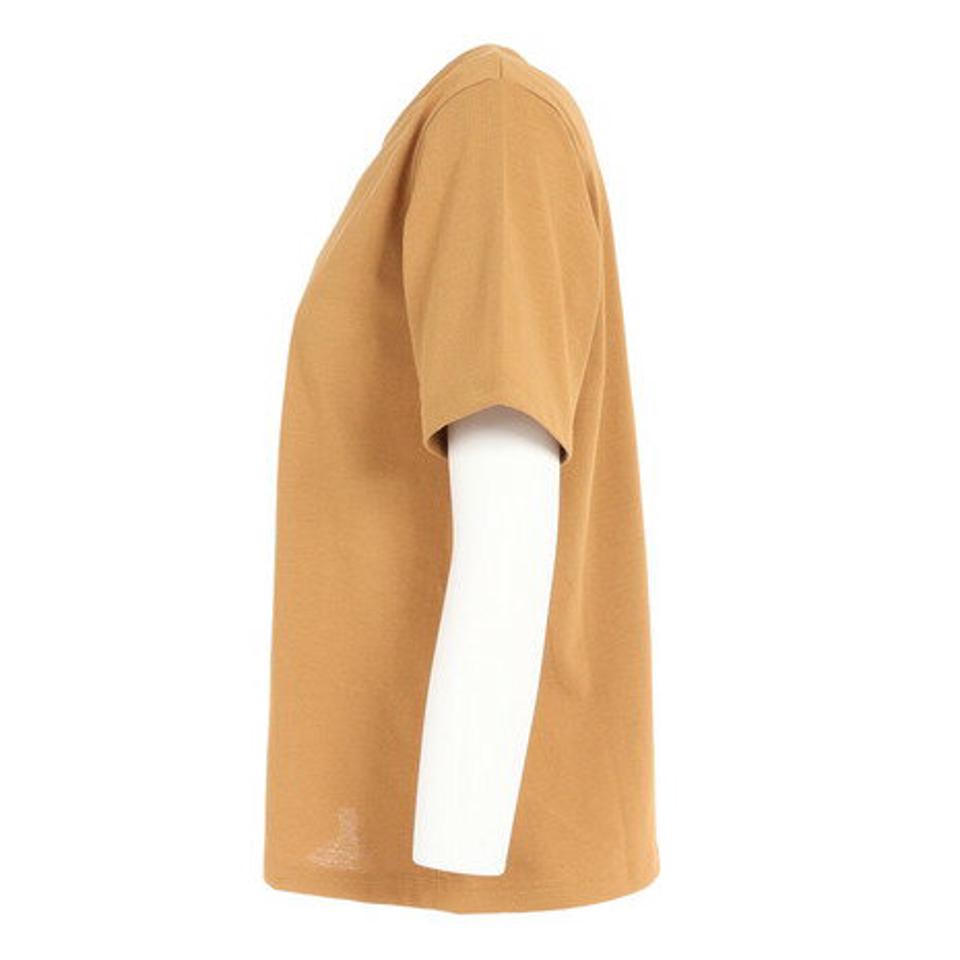 【2点10%OFFクーポン対象！8/10まで】ダンスキン（DANSKIN）（レディース）ロゴプリントショートスリーブTシャツ DC723107 YE