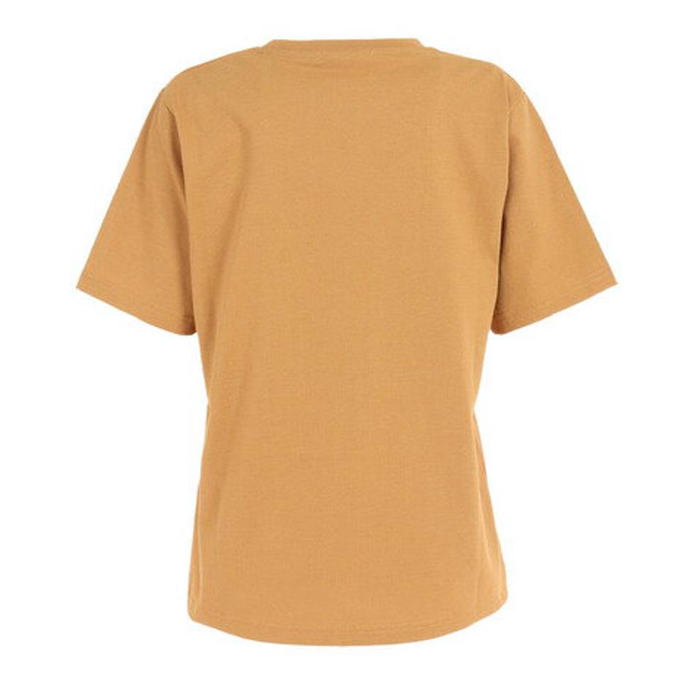 【2点10%OFFクーポン対象！8/10まで】ダンスキン（DANSKIN）（レディース）ロゴプリントショートスリーブTシャツ DC723107 YE