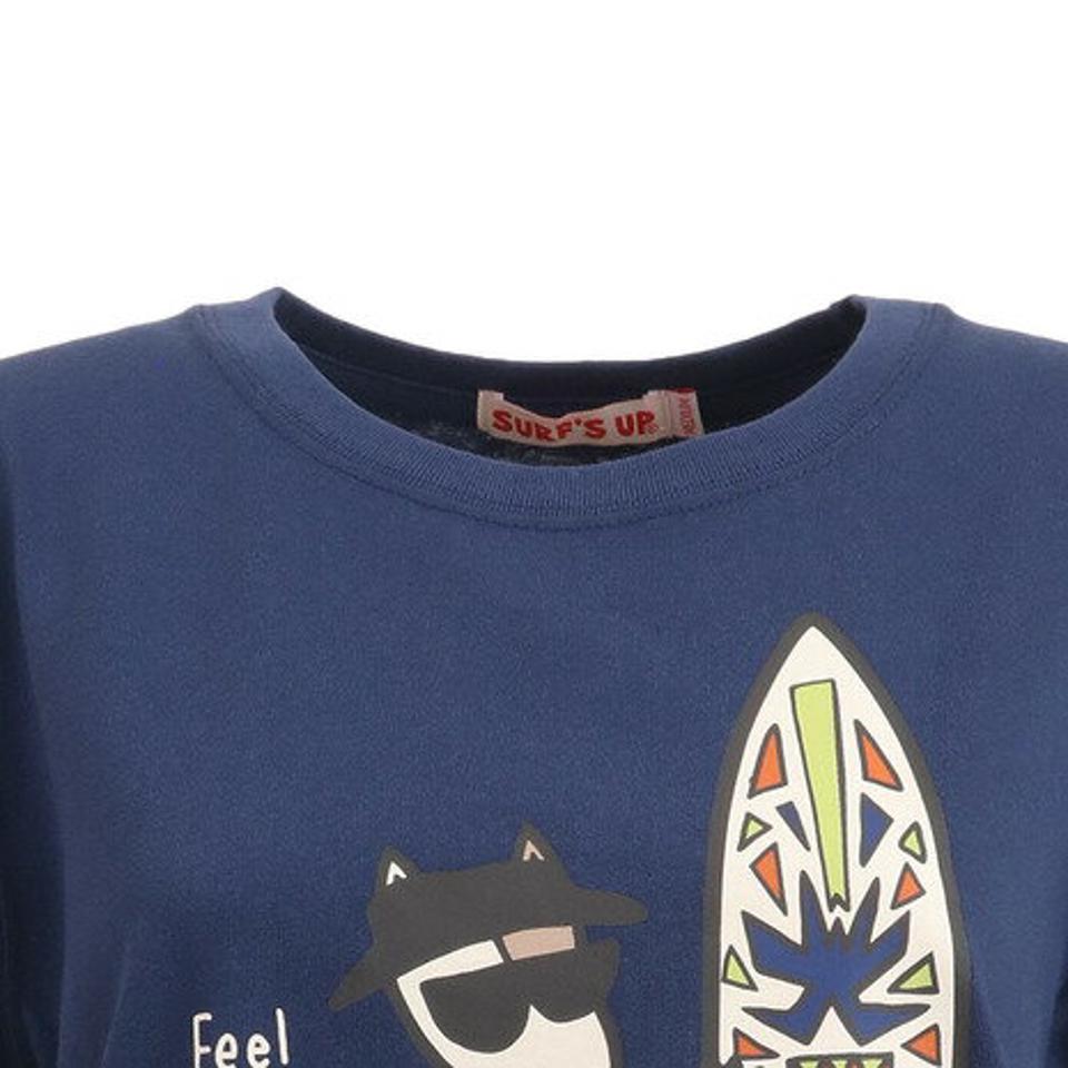 Surfs Up(Surfs Up)(レディース)Tシャツ レディース 半袖 プリントTシャツ ボード 212SU2ST155 NVY
