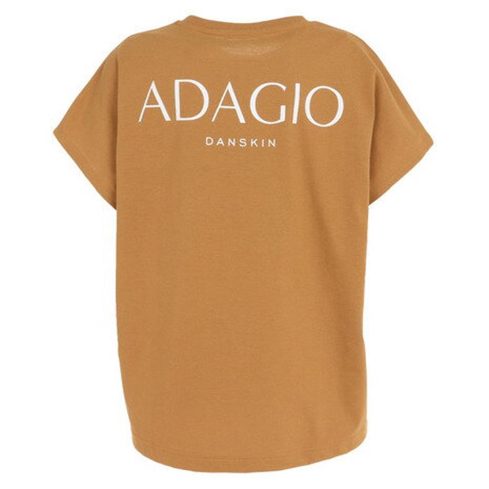 ダンスキン（DANSKIN）（レディース）プリントフレンチTシャツ DC723106 YE