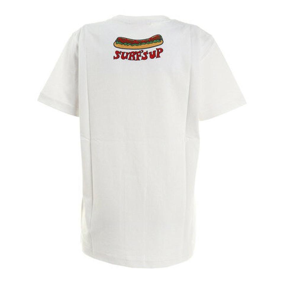 Surfs Up（Surfs Up）（レディース）Tシャツ レディース 半袖 プリントTシャツ ホットドッグ 212SU2ST153 WHT
