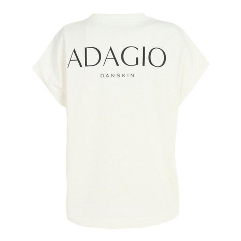 ダンスキン（DANSKIN）（レディース）プリントフレンチTシャツ DC723106 JW