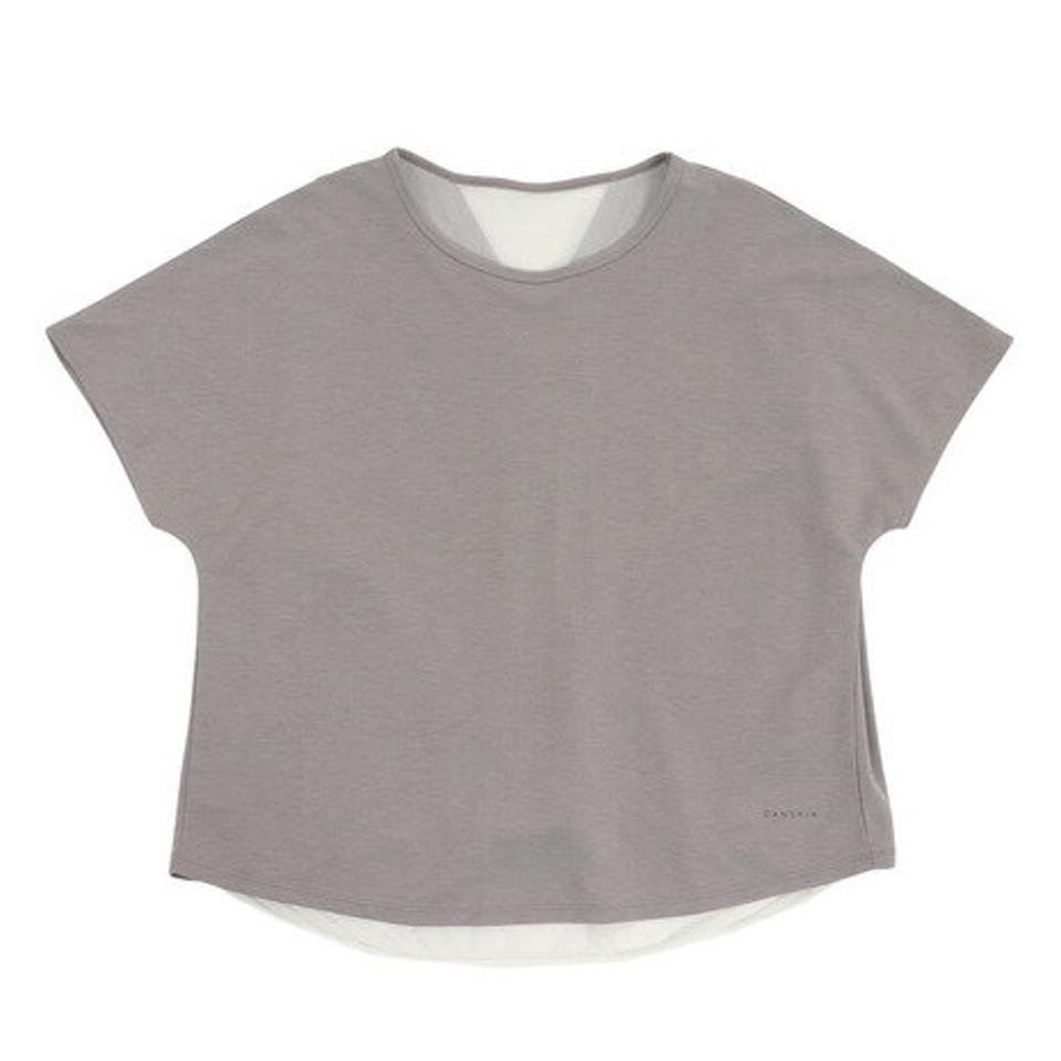 【10％OFFクーポン対象！7/5まで】ダンスキン（DANSKIN）（レディース）ハイブリッドベントチュールTシャツ DC723100 RL