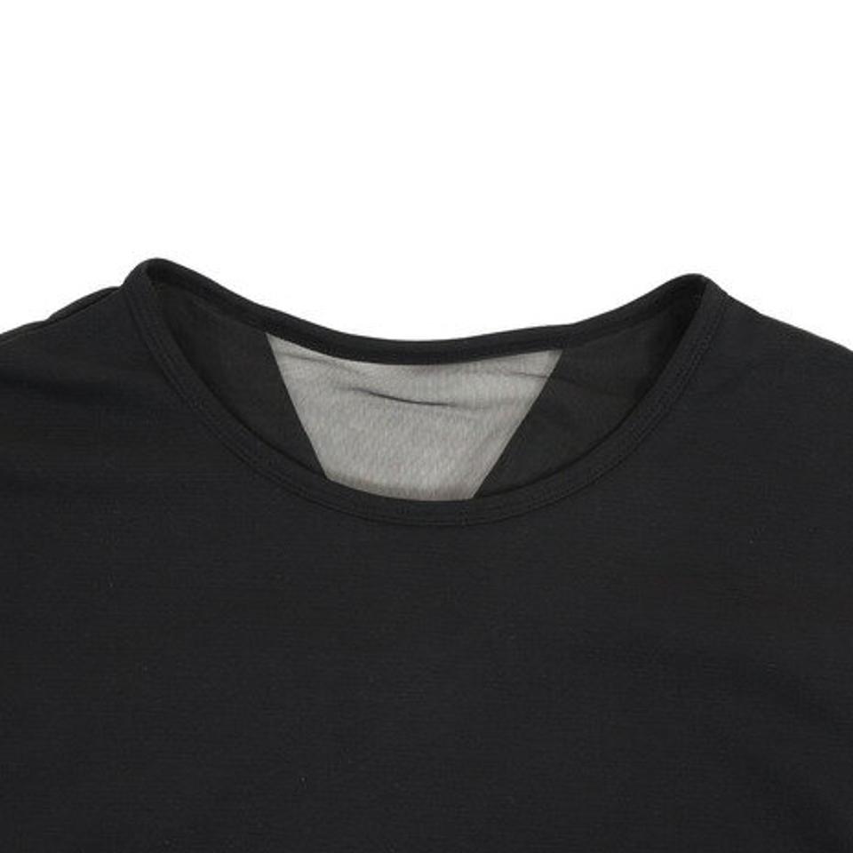 【10/25 24h限定 エントリー&対象3店舗買い回りで最大P10倍!】ダンスキン(DANSKIN)(レディース)ハイブリッドベントチュールTシャツ DC723100 K