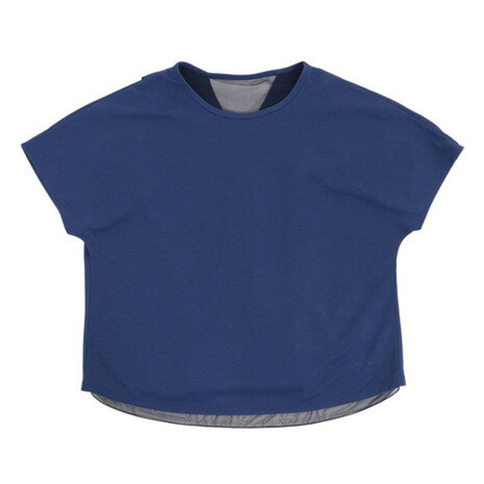 【10％OFFクーポン対象！7/5まで】ダンスキン（DANSKIN）（レディース）ハイブリッドベントチュールTシャツ DC723100 EP