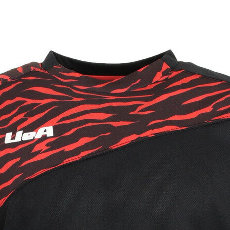 【2点10%OFFクーポン対象！8/17まで】Uea（Uea）（メンズ）日本卓球協会(JTTA)公認 ドライプラス 卓球シャツ UEA302 BLK 卓球ウェア 吸汗速乾